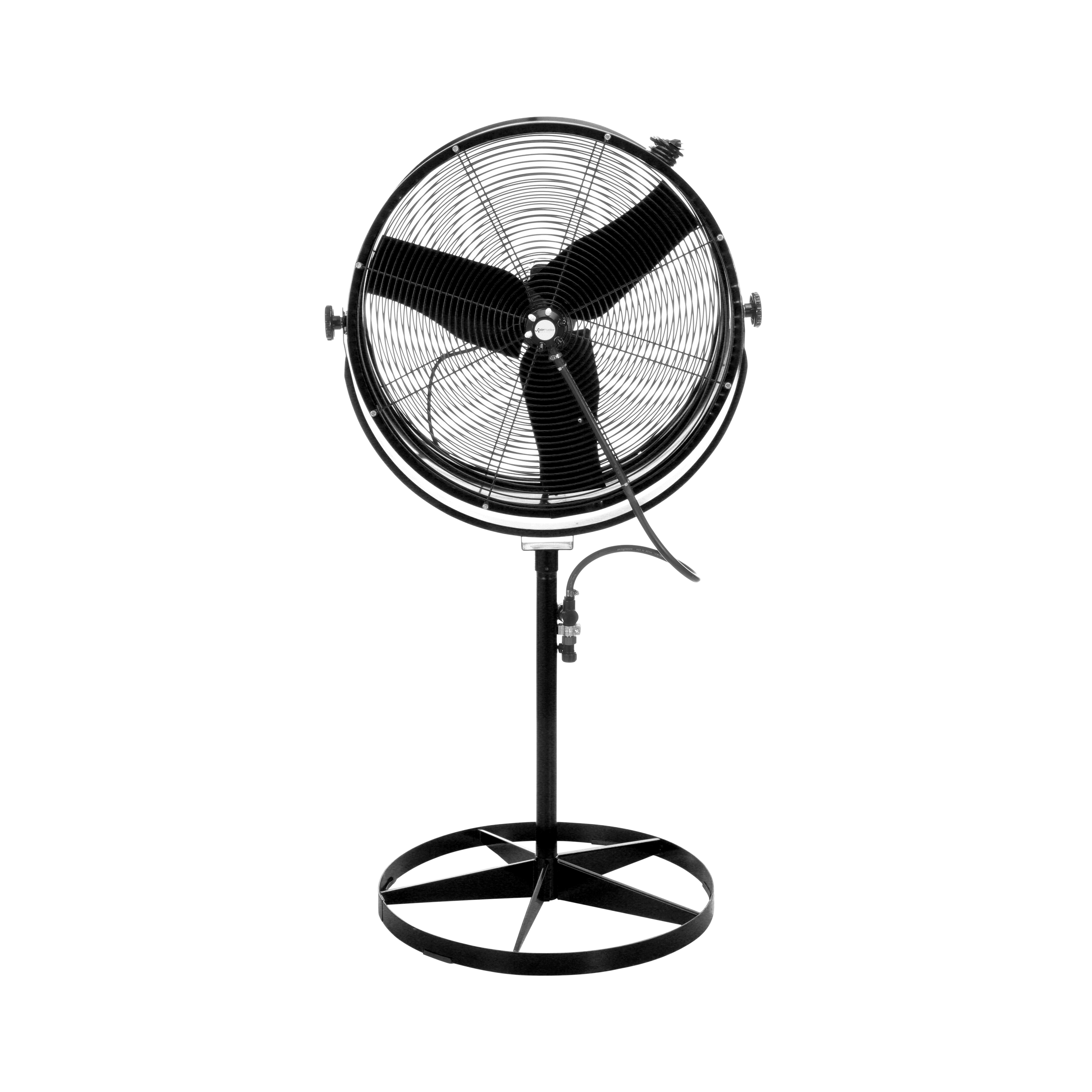 30" Misting Barrel Pedestal Fan
