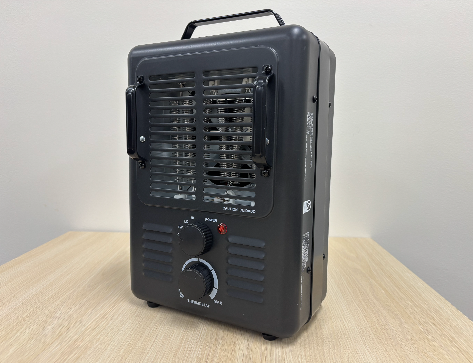 Black Milkhouse Heater