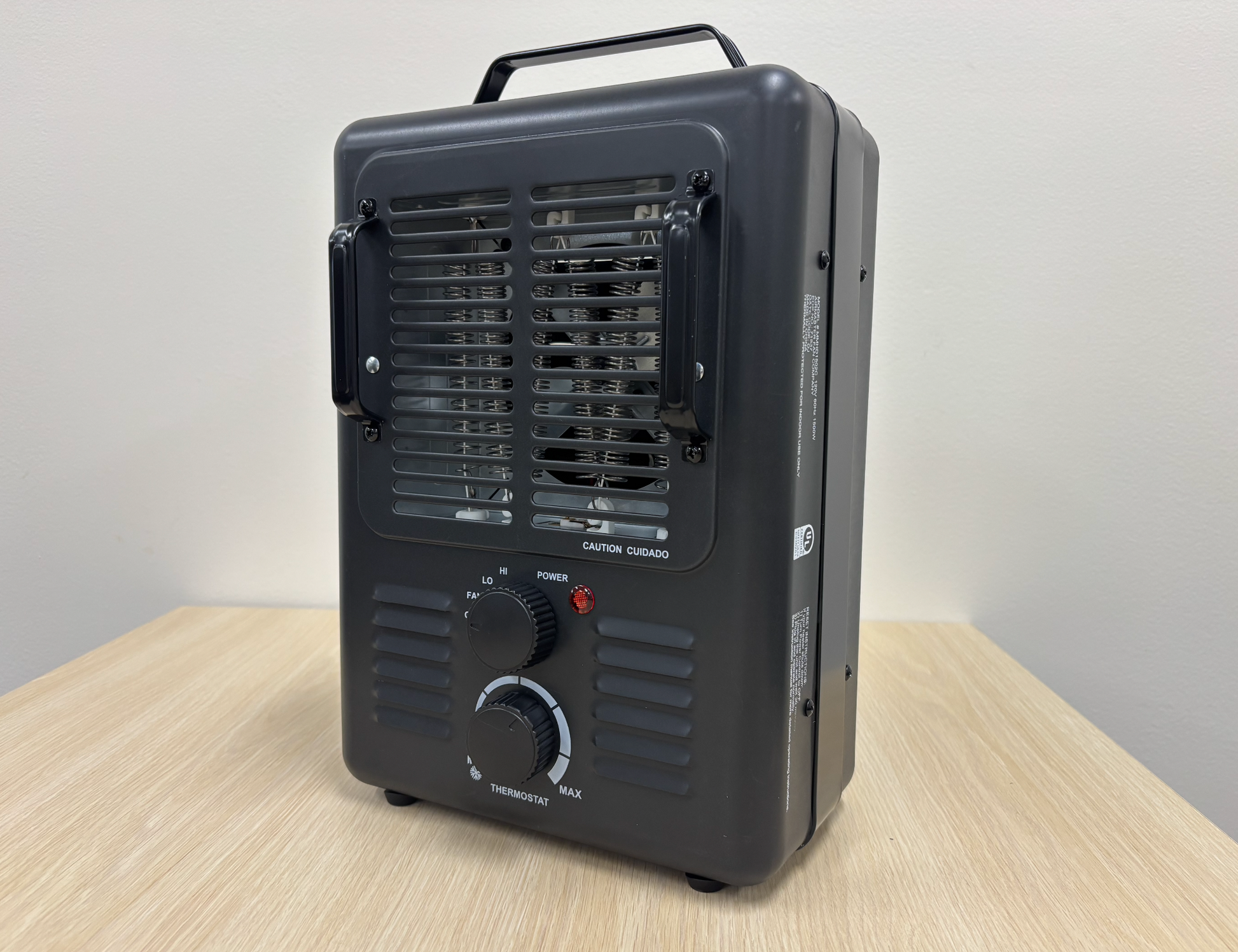 Black Milkhouse Heater