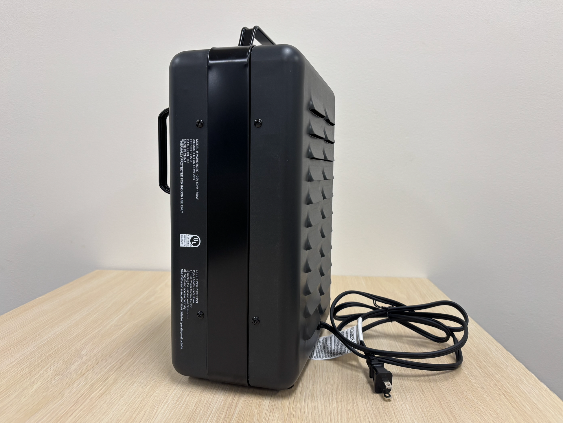 Black Milkhouse Heater